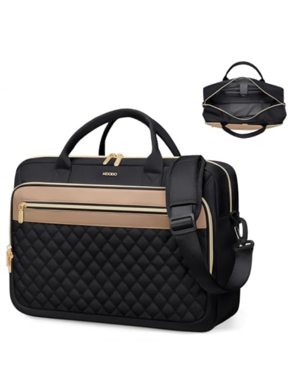 Waterproof Laptop Bag for Women 15.6 Inch Work Tote Briefcase Shoulder Bag